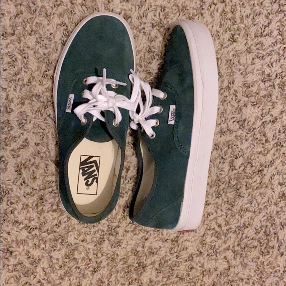 Teal Suede Vans